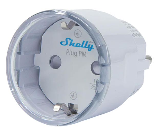 Shelly Smart gniazdko 13A Plug M Gen3 Matter biały - 1490023 - zdjęcie